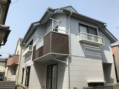 元々のカラーに合わせた塗装工事が完了しました